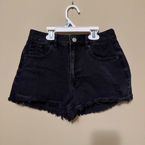 pacsun festival short, high-rise black